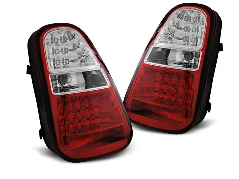 Baklykter LED MINI COOPER R50 /R52 /R53 2004-2006 RED WHITE