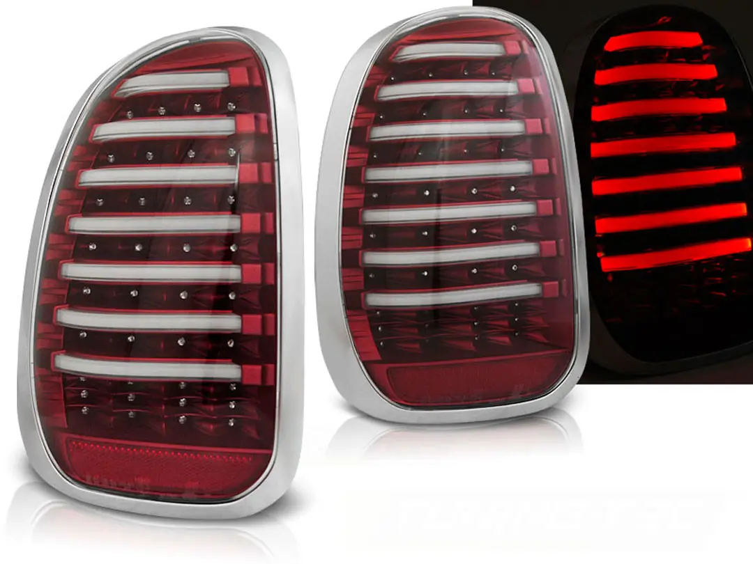 Baklykter LED MINI R60 COUNTRYMAN 2010-2014 RED WHITE