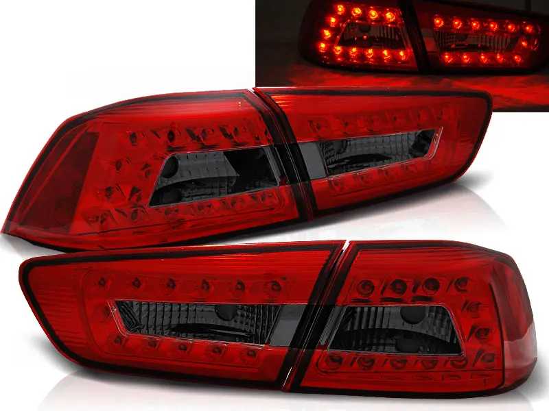 Baklykter LED MITSUBISHI LANCER 8 SEDAN 2008-2011 RED SMOKE