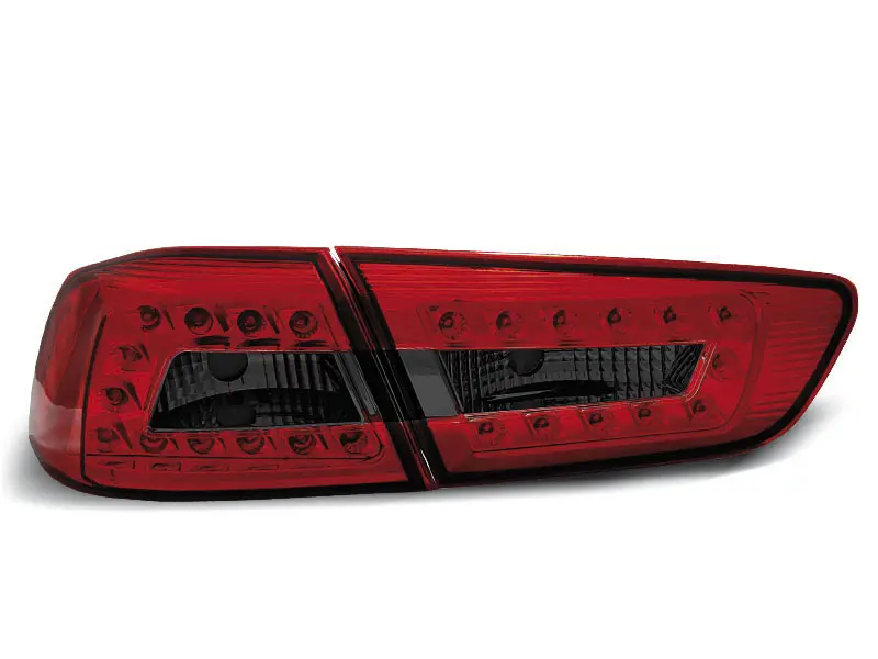 Baklykter LED MITSUBISHI LANCER 8 SEDAN 2008-2011 RED SMOKE – bilde 3