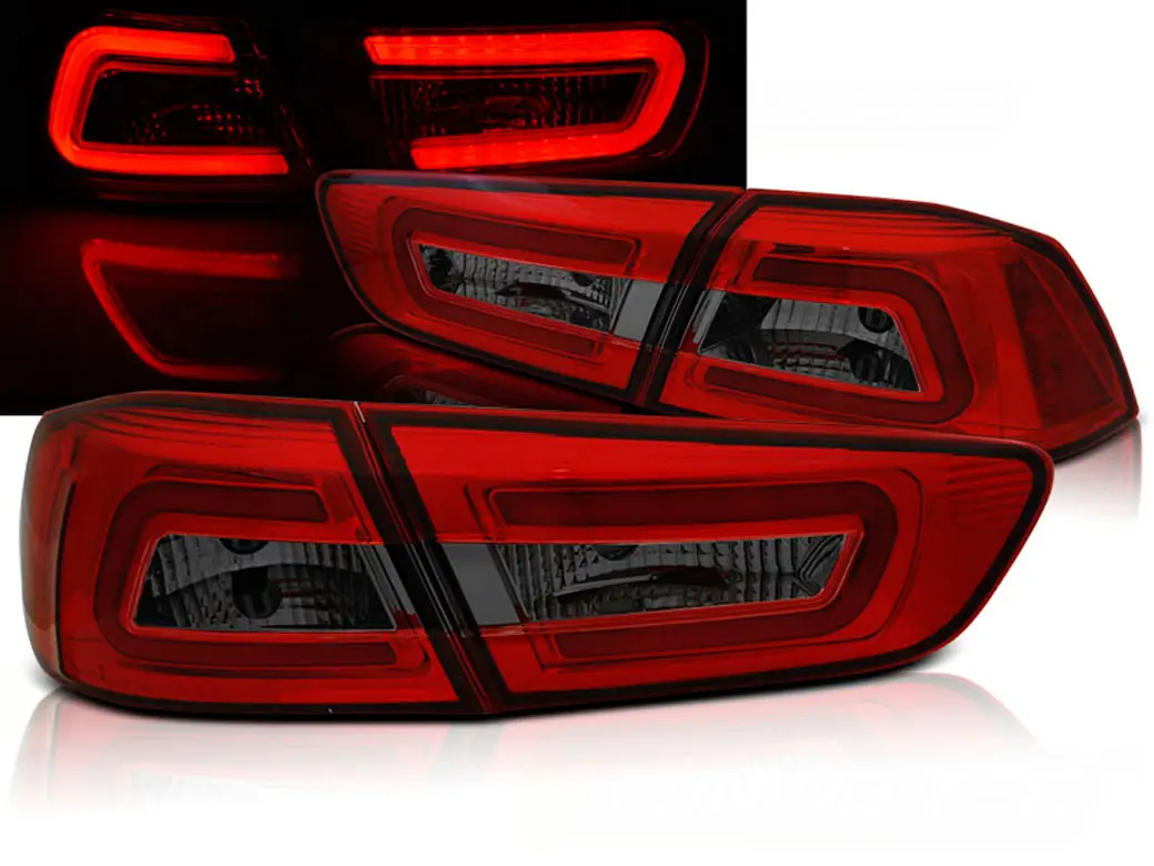 Baklykter LED MITSUBISHI LANCER 8 SEDAN 2008-2011 RED SMOKE