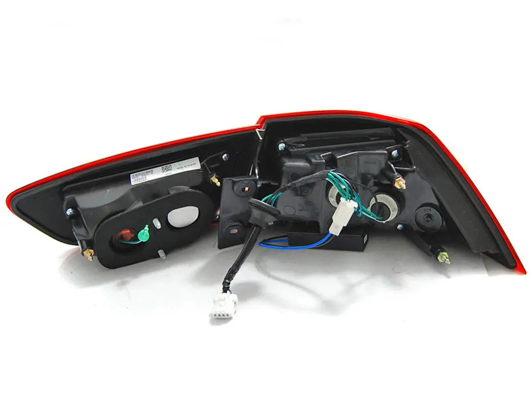 Baklykter LED MITSUBISHI LANCER 8 SEDAN 2008-2011 RED SMOKE – bilde 2