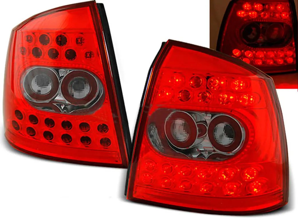 Baklykter LED OPEL ASTRA G 1997-2004 RED WHITE