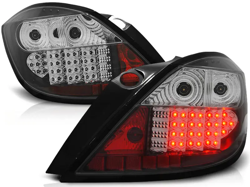 Baklykter LED OPEL ASTRA H 2004-2009 5D BLACK
