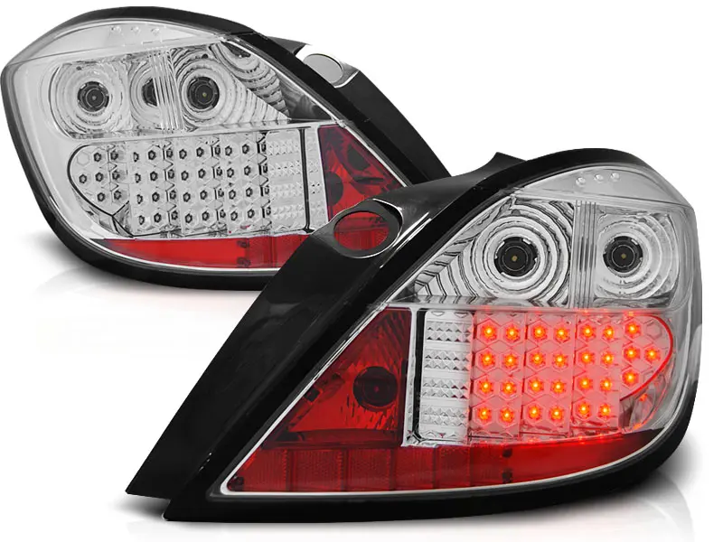 Baklykter LED OPEL ASTRA H 2004-2009 5D CHROME
