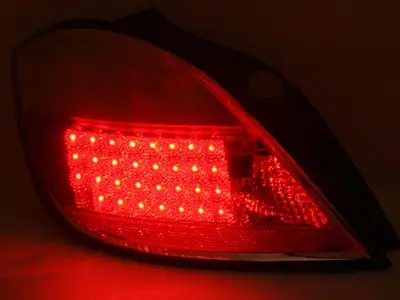 Baklykter LED OPEL ASTRA H 2004-2009 5D RED WHITE – bilde 3