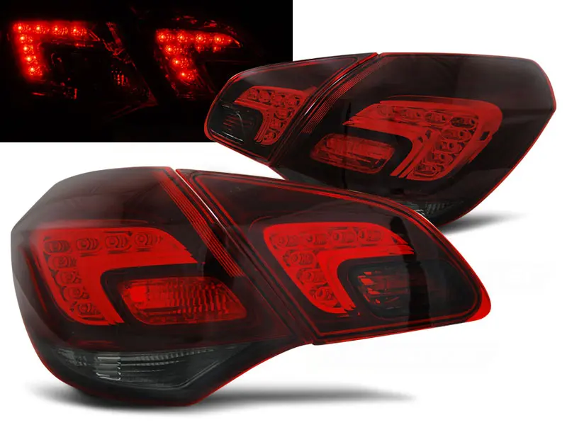 Baklykter LED OPEL ASTRA J 2010-2015 HATCHBACK RED SMOKE Image 2