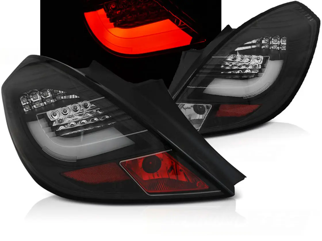 Baklykter LED OPEL CORSA D 3D 2006-2014 BLACK