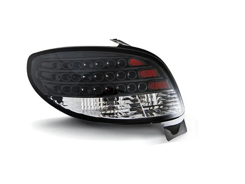 Baklykter LED PEUGEOT 206 1998-2005 BLACK – bilde 2