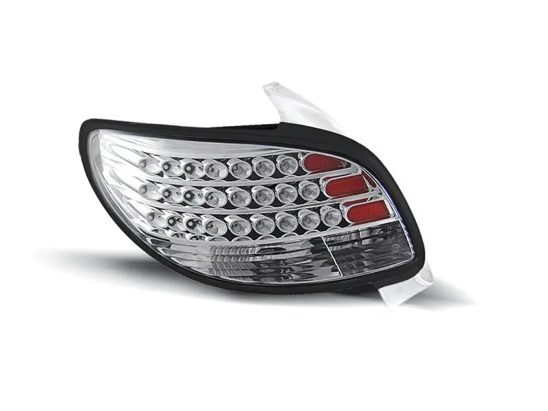 Baklykter LED PEUGEOT 206 1998-2005 CHROME – bilde 2