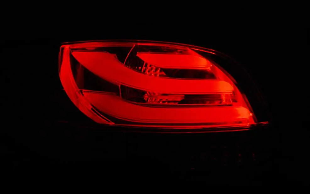 Baklykter LED PEUGEOT 206 1998-> RED SMOKE – bilde 2