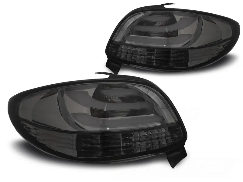 Baklykter LED PEUGEOT 206 1998-> SMOKE – bilde 4