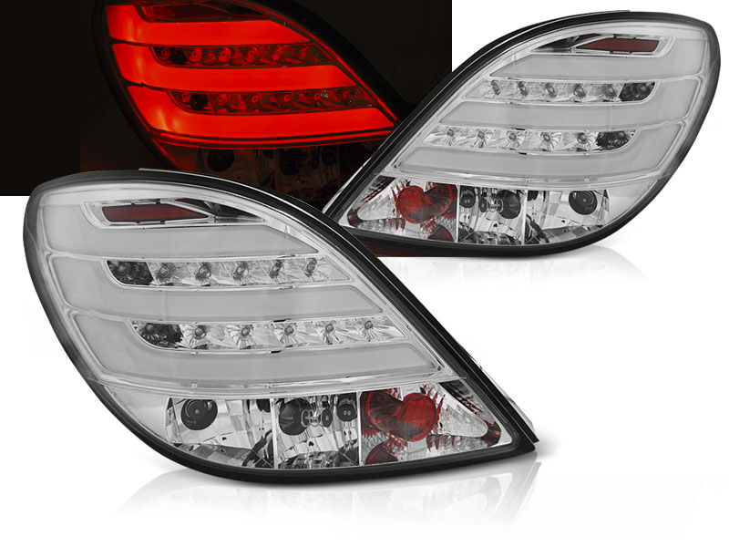 Baklykter LED PEUGEOT 207 3D/5D 2006-2009 CHROME