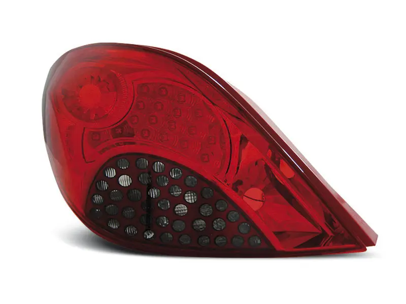 Baklykter  LED PEUGEOT 207 3D/5D 2006-2009 RED SMOKE – bilde 4