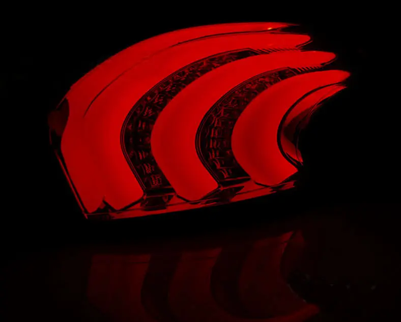 Baklykter LED Peugeot 208 I 2012 - 2015 │ RED WHITE – bilde 3