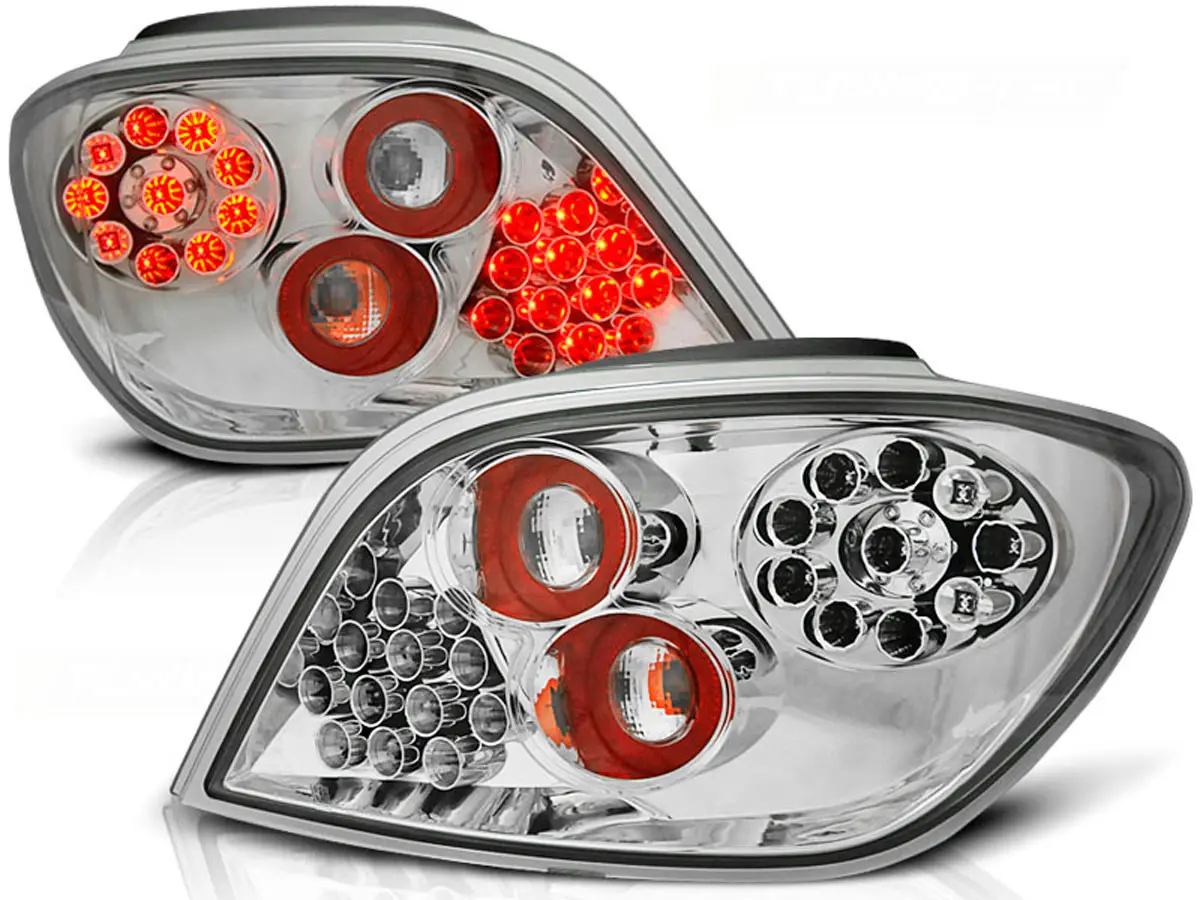 Baklykter LED PEUGEOT 307 2001-2007 CHROME