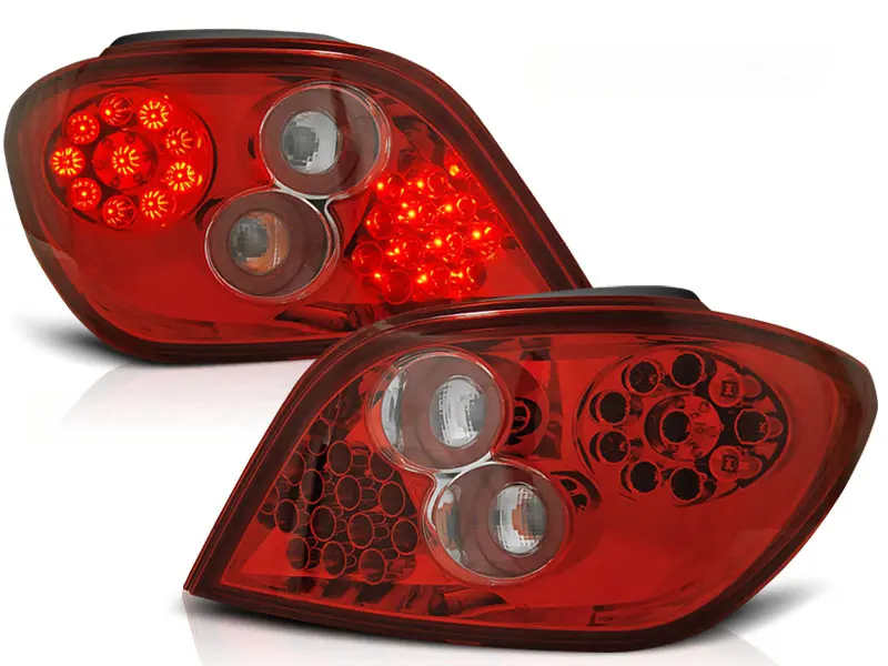 Baklykter LED PEUGEOT 307 2001-2007 RED WHITE