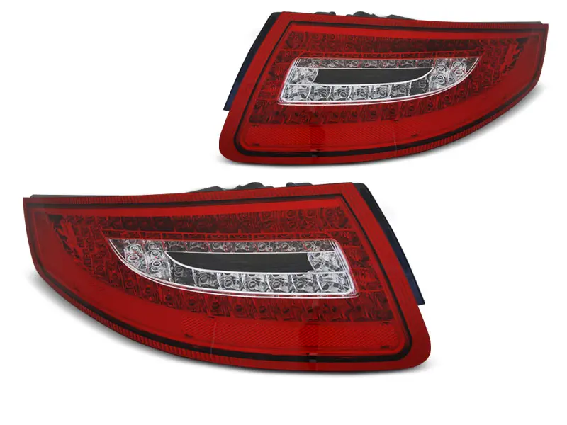 Baklykter LED PORSCHE 911 (997) 2004-2009 RED WHITE – bilde 4