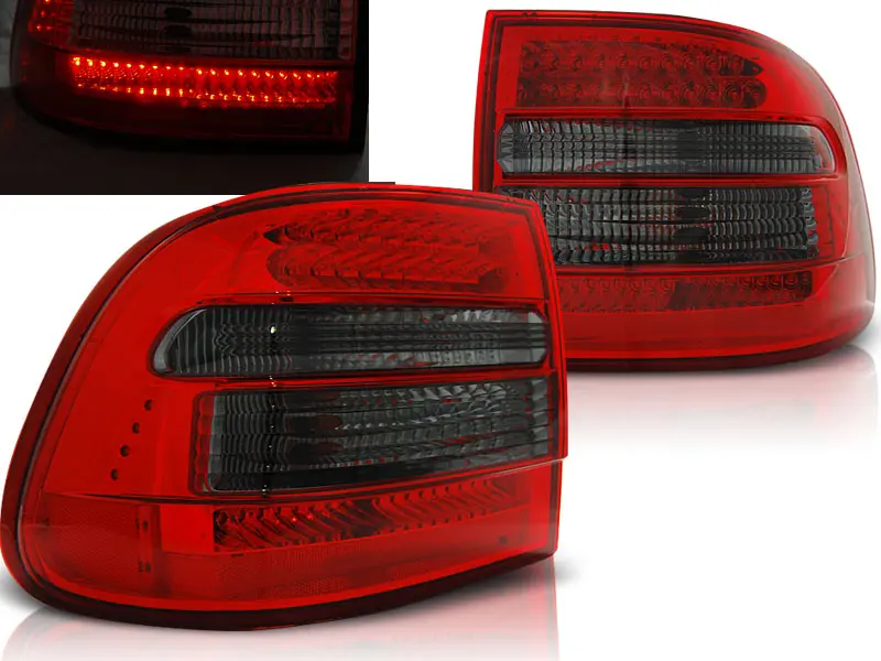 Baklykter LED PORSCHE CAYENNE 2002-2006 RED SMOKE
