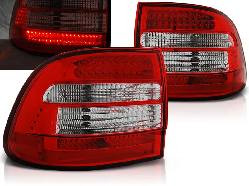 Baklykter LED Porsche Cayenne I (9PA) 2002 - 2007 │ RED WHITE
