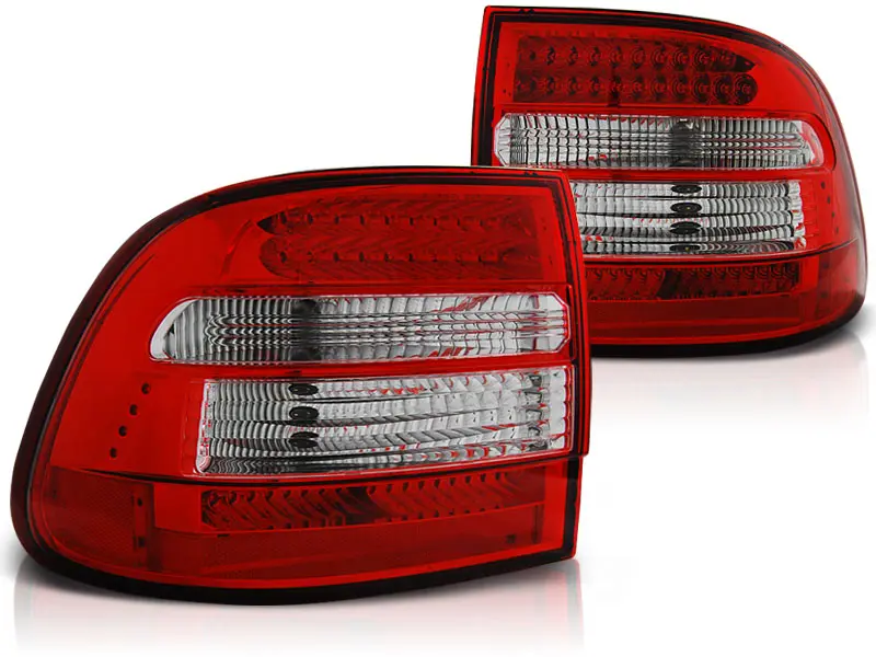 Baklykter LED Porsche Cayenne I (9PA) 2002 - 2007 │ RED WHITE – bilde 3