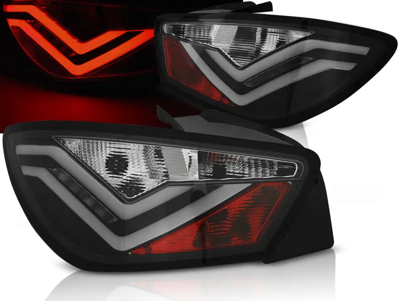 Baklykter LED SEAT IBIZA (6J) 3D 2008-2012 BLACK