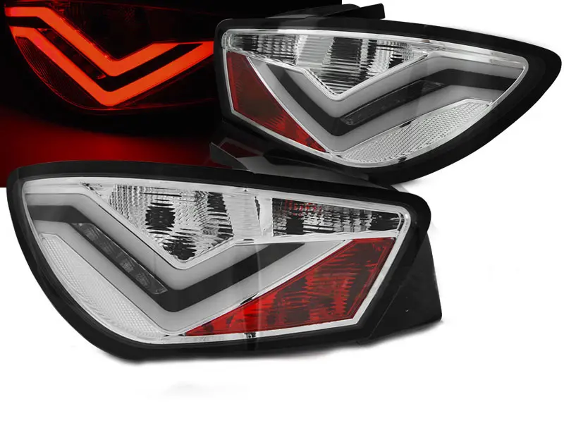 Baklykter LED SEAT IBIZA (6J) 3D 2008-2012 CHROME Image 1