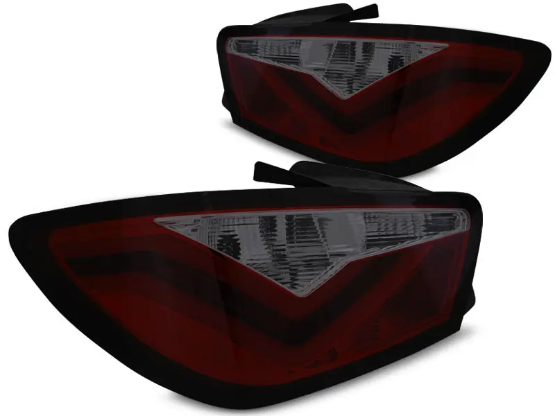 Baklykter LED SEAT IBIZA (6J) 3D 2008-2012 RED SMOKE Image 4