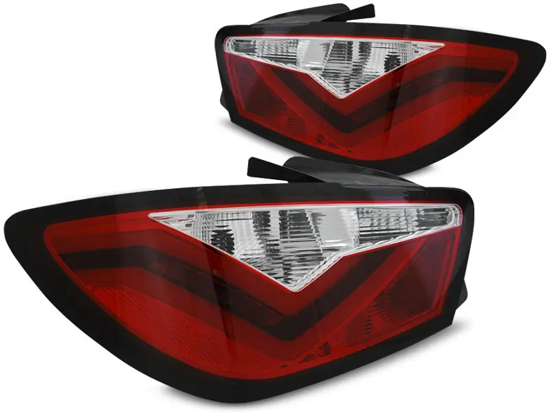 Baklykter LED SEAT IBIZA (6J) 3D 2008-2012 RED WHITE Image 4