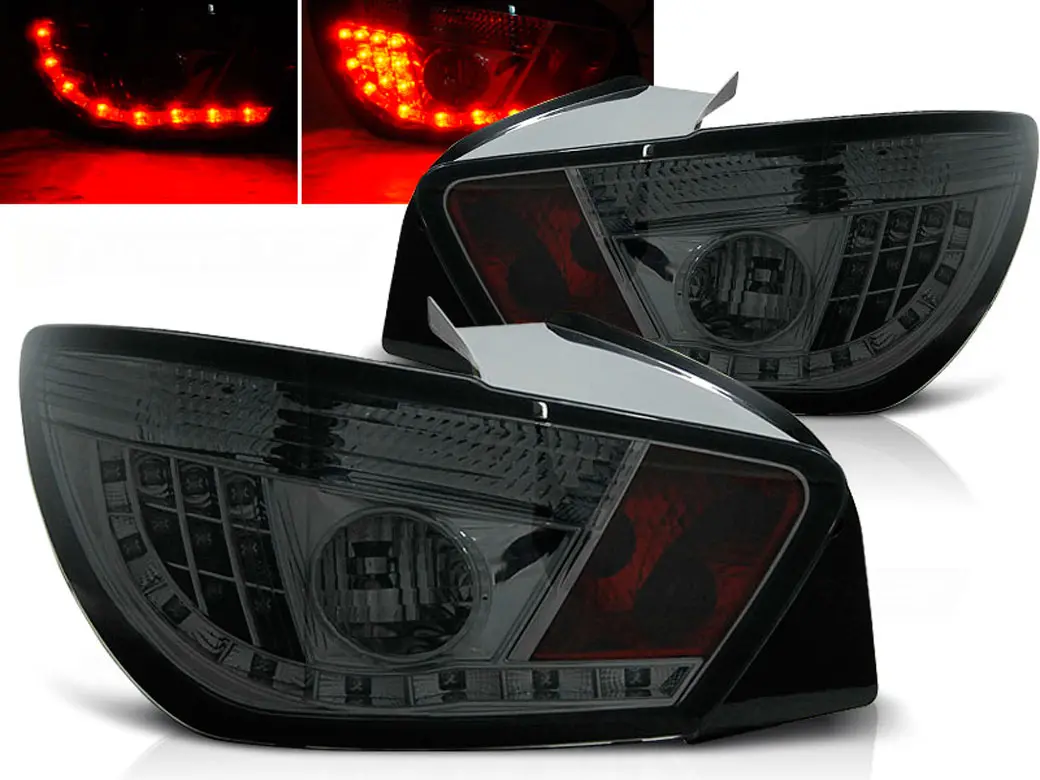 Baklykter LED SEAT IBIZA (6J) 3D 2008-> SMOKE