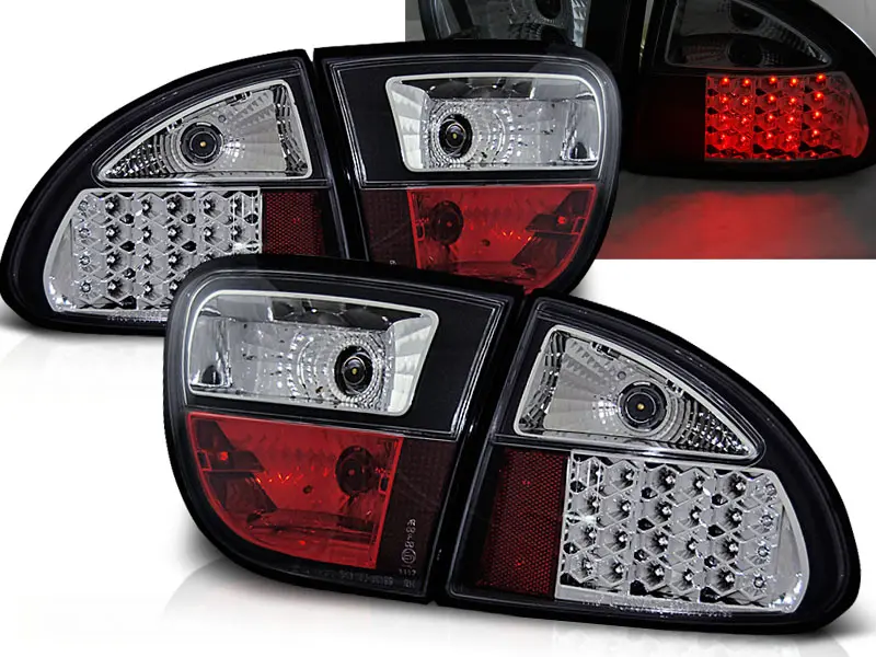 Baklykter LED SEAT LEON 1999-2004 BLACK – bilde 2