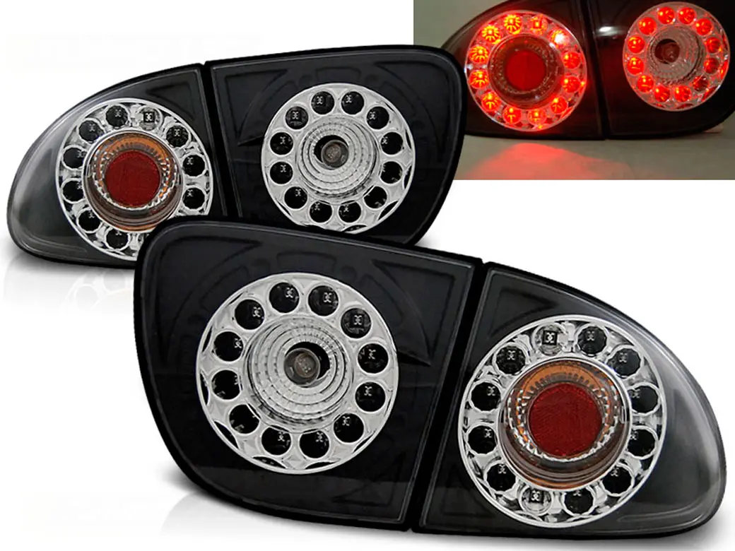 Baklykter LED SEAT LEON 1999-2004 BLACK