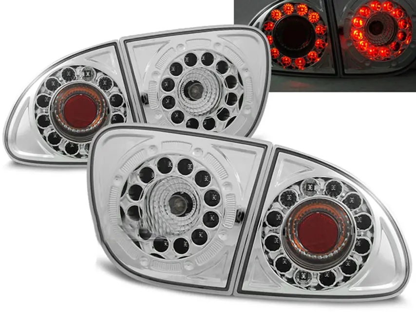 Baklykter LED SEAT LEON 1999-2004 CHROME