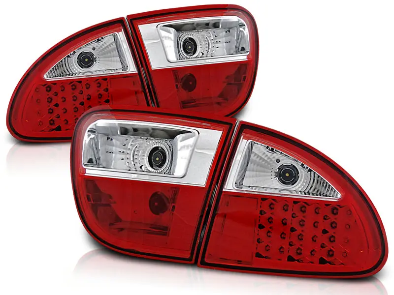 Baklykter LED SEAT LEON 1999-2004 RED WHITE – bilde 2