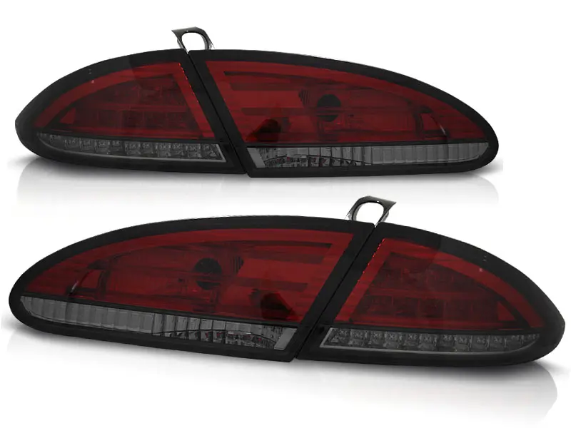 Baklykter LED SEAT LEON 2005-2009 RED SMOKE