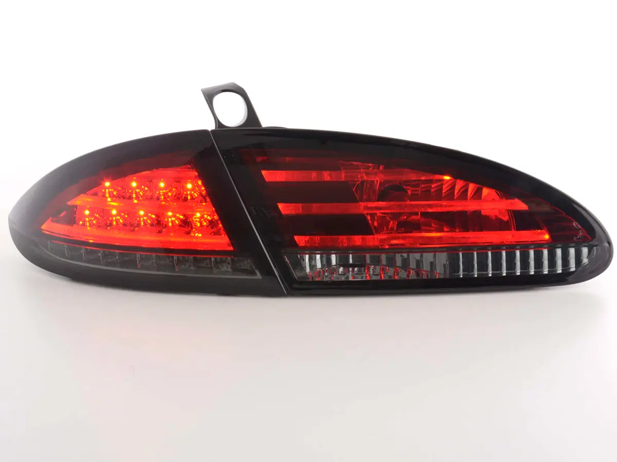 Baklykter LED SEAT LEON 2005-2009 RED SMOKE – bilde 3