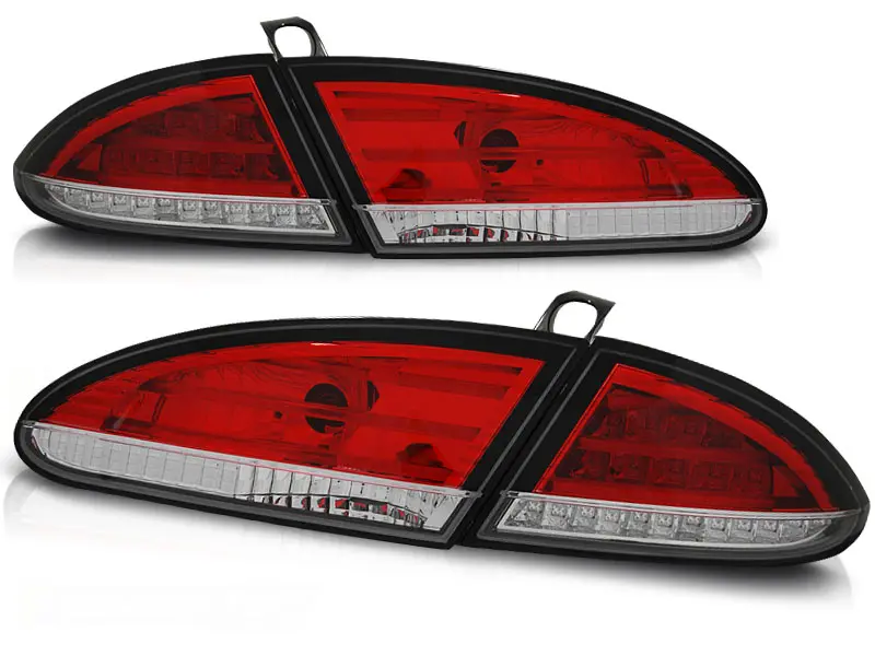 Baklykter LED SEAT LEON 2005-2009 RED WHITE – bilde 2