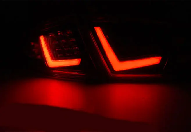 Baklykter LED SEAT LEON 2009-2012 RED SMOKE  – bilde 2