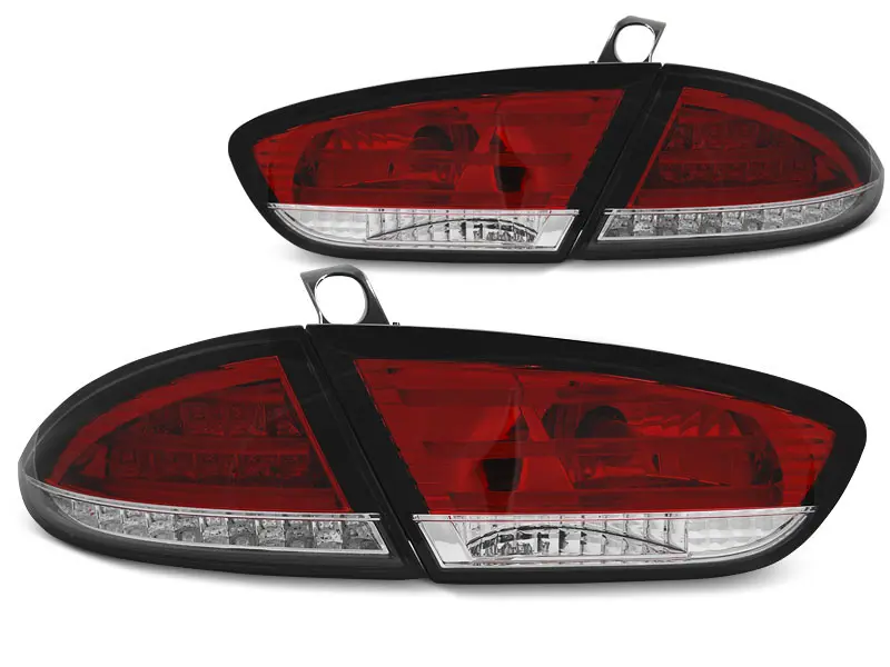 Baklykter LED SEAT LEON 2009-2012 RED WHITE – bilde 4