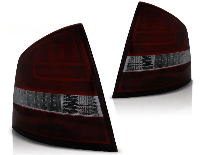 Baklykter LED Skoda Octavia II Liftback 2004 - 2013 │ RED SMOKE – bilde 2