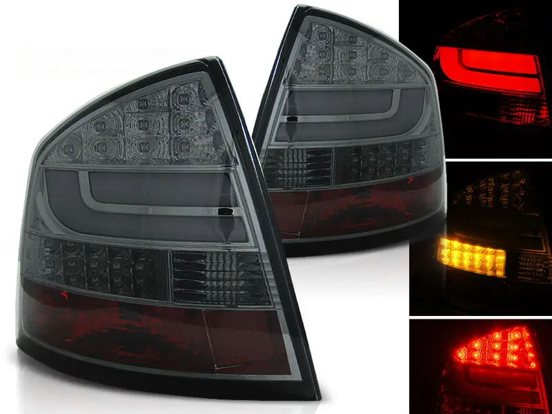 Baklykter LED Skoda Octavia II Liftback 2004 - 2013 │ SMOKE