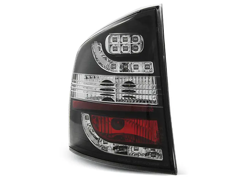 Baklykter LED Skoda Octavia II Stasjonsvogn 2004 - 2013 │ BLACK – bilde 3