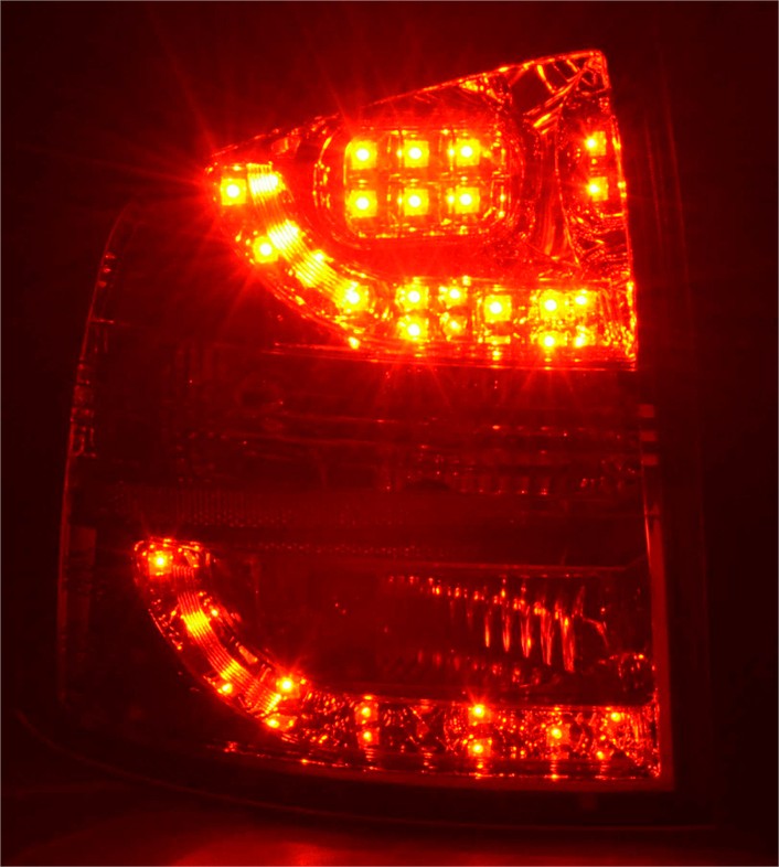 Baklykter LED Skoda Octavia II Stasjonsvogn 2004 - 2013 │ CHROME – bilde 2