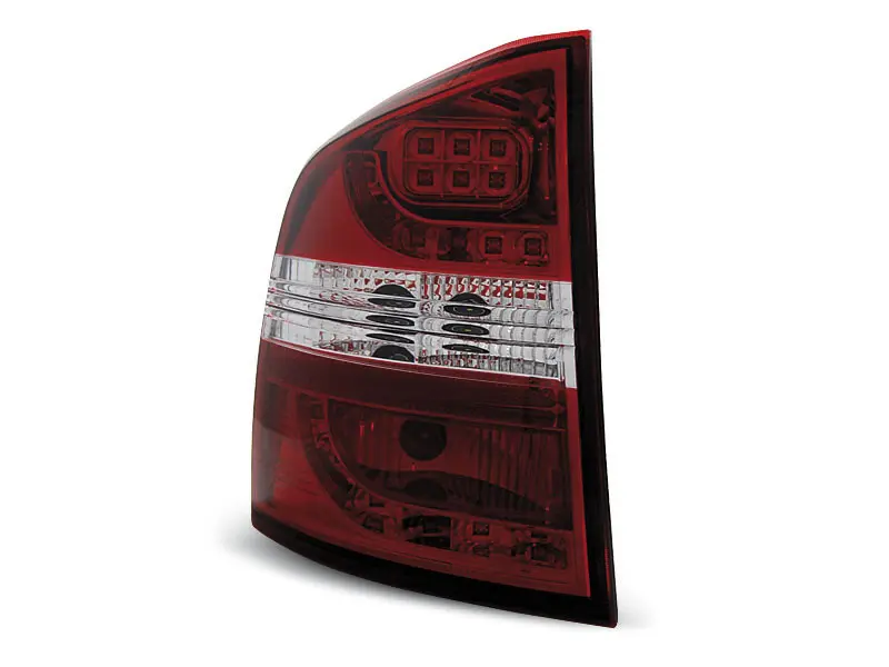 Baklykter LED Skoda Octavia II Stasjonsvogn 2004 - 2013 │ RED WHITE – bilde 3