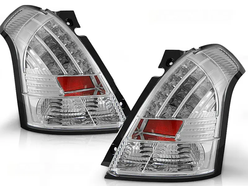 Baklykter LED SUZUKI SWIFT 2005-2010 CHROME – bilde 2