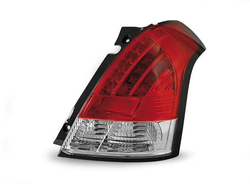 Baklykter LED SUZUKI SWIFT 2005-2010 RED WHITE Image 3