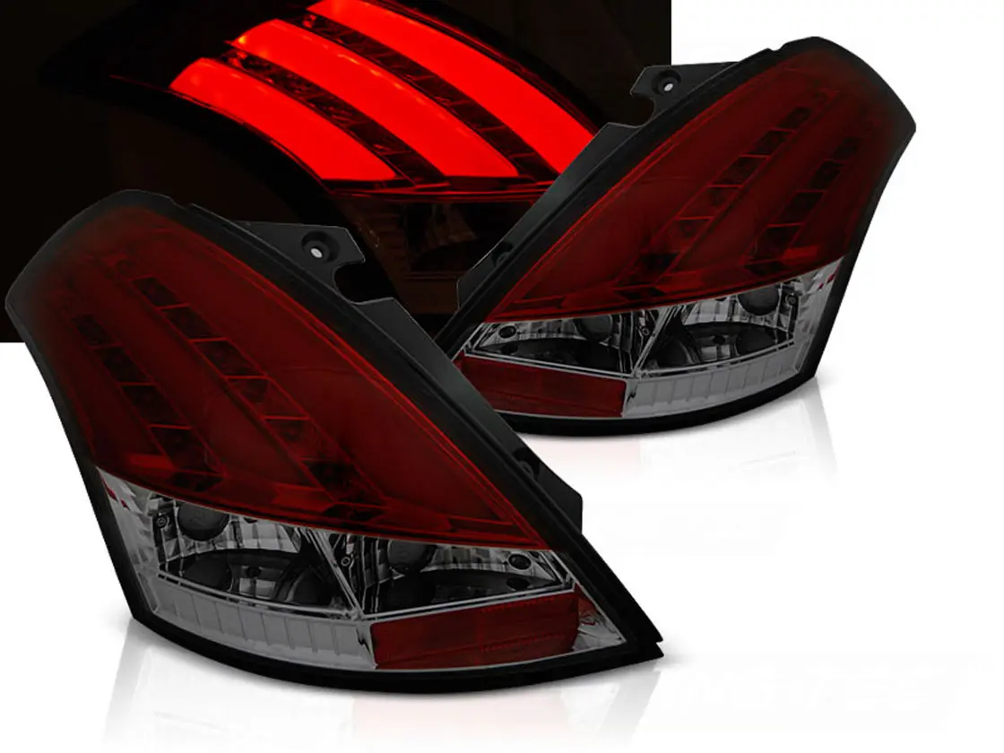 Baklykter LED SUZUKI SWIFT V 2010-2017 RED SMOKE