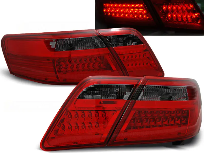 Baklykter LED TOYOTA CAMRY 6 (XV40) 2006-2009 RED SMOKE LED