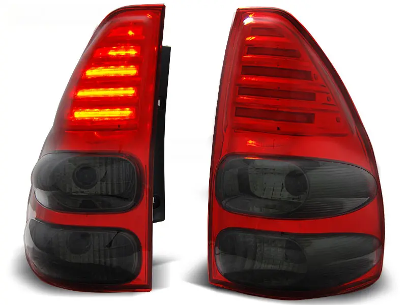 Baklykter LED TOYOTA LAND CRUISER (120) 2003-2009 RED SMOKE