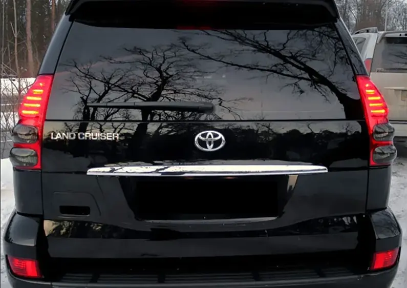 Baklykter LED TOYOTA LAND CRUISER (120) 2003-2009 RED SMOKE – bilde 2